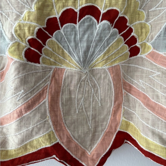 NWOT Free People Lotus Appliqué halter top crop top size M - Picture 3 of 11